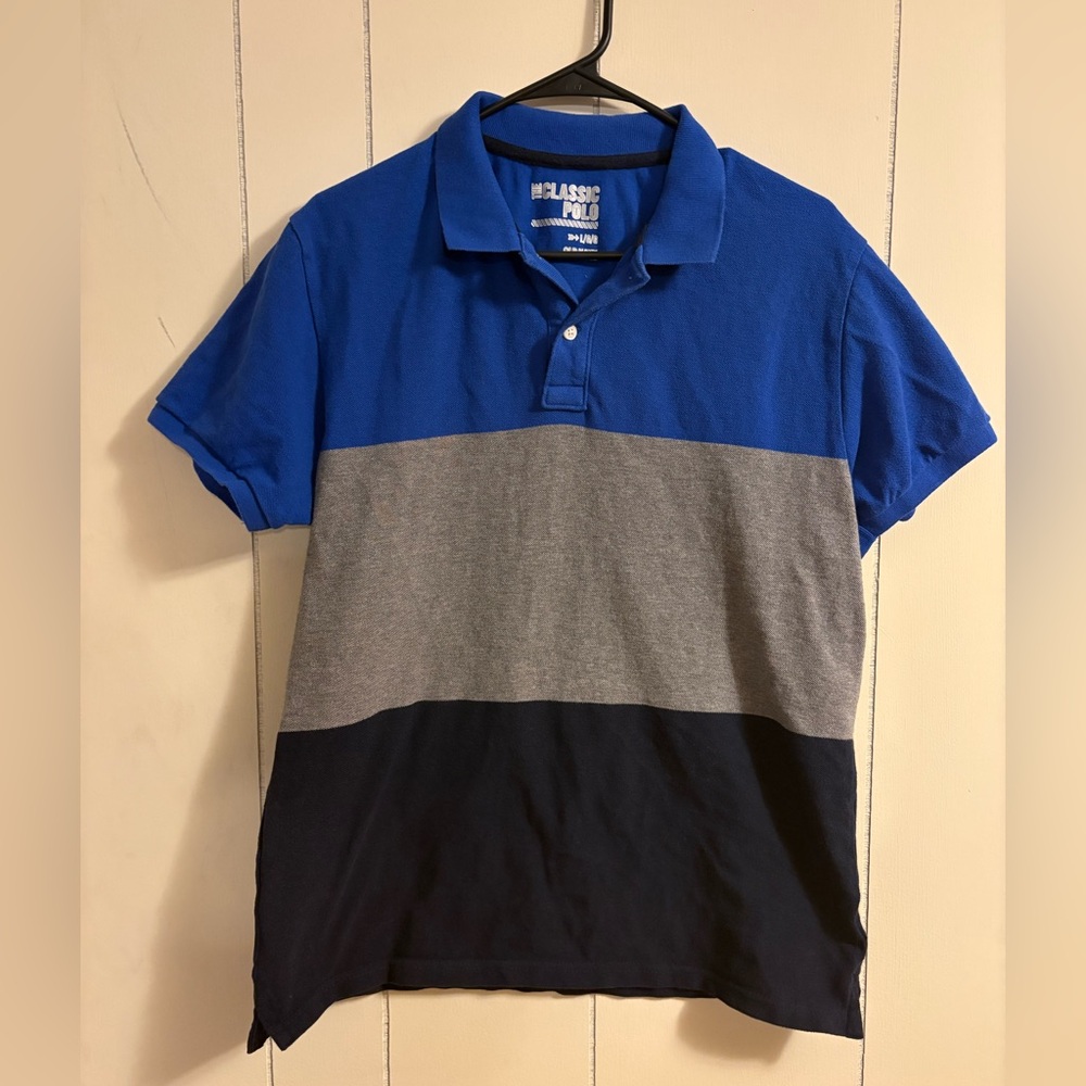 Old Navy Blue & Gray Polo